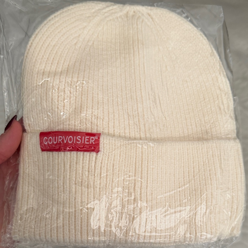 Courvoisier Cream Beanie